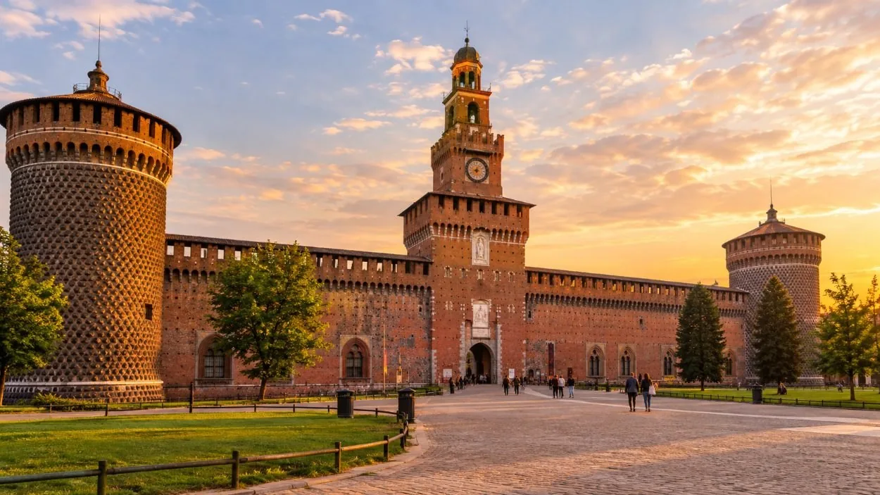 La Piazza d&rsquo;Armi, il cortile in cui si entra dalla torre: aperto tutti i giorni, senza biglietto